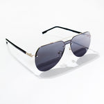 Chokore Chokore Retro Square Sunglasses with UV-400 Protection (Black) Chokore Aviator Sunglasses (Black & Gold)