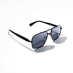 Chokore  Chokore Retro Square Sunglasses with UV-400 Protection (Black)