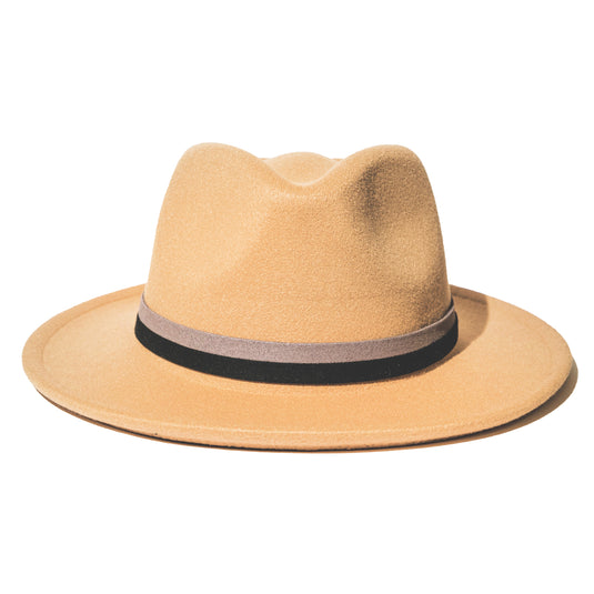Chokore Chokore Vintage Fedora Hat (Beige) 