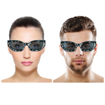 Chokore Chokore Purrfect Cat Eye Sunglasses with UV 400 Protection (Black & White) 