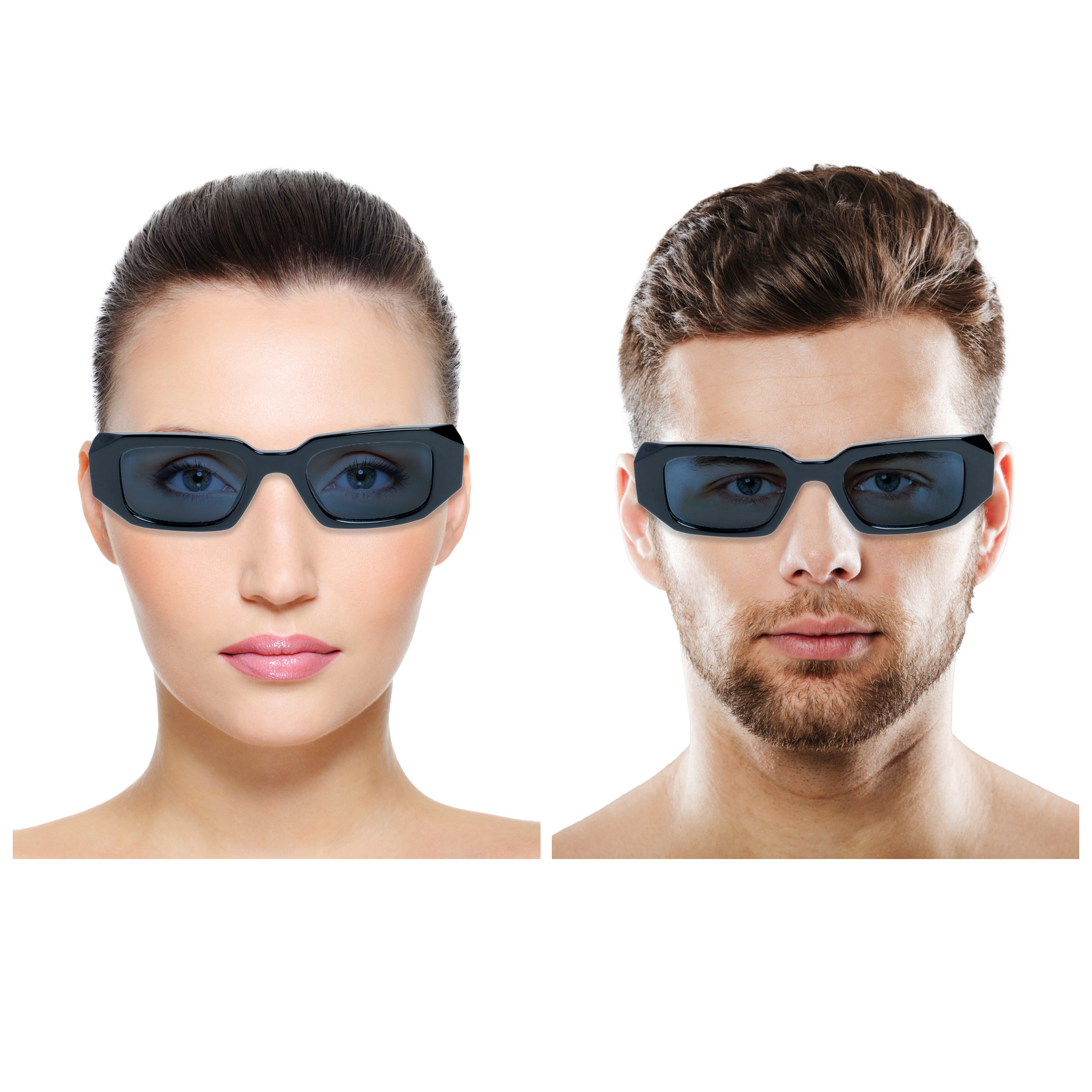 Chokore Irregular Sunglasses with UV 400 Protection (Black)