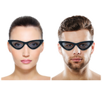 Chokore  Chokore Retro Cat-Eye Sunglasses with UV 400 Protection (Black)