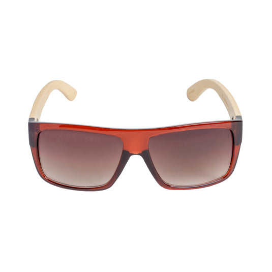 Chokore Iconic Wayfarer Sunglasses (Wood & Brown)