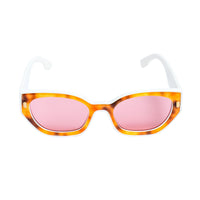 Chokore Chokore Purrfect Cat Eye Sunglasses with UV 400 Protection (White & Yellow)