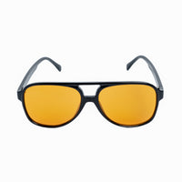 Chokore Chokore Round & Retro Polarized Sunglasses (Yellow & Black)