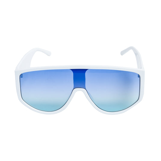 Chokore Retro Oversized UV-400 Protected Sunglasses (White)