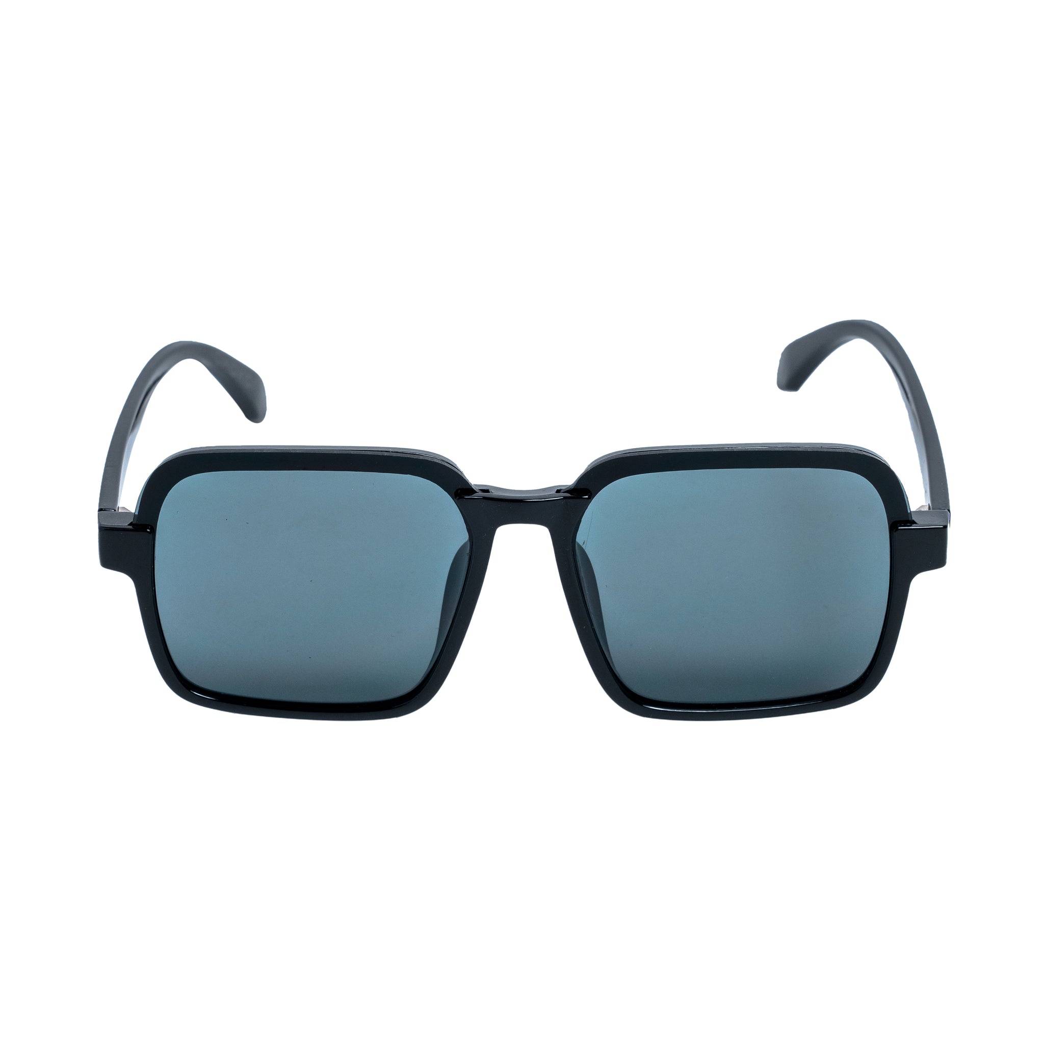 Chokore Bold Square Sunglasses with UV 400 protection (Black)