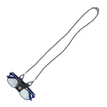 Chokore Chokore Vintage Bead EyeGlass Chain (Blue) Chokore Leather Braided Eyeglass Cord/String (Black)