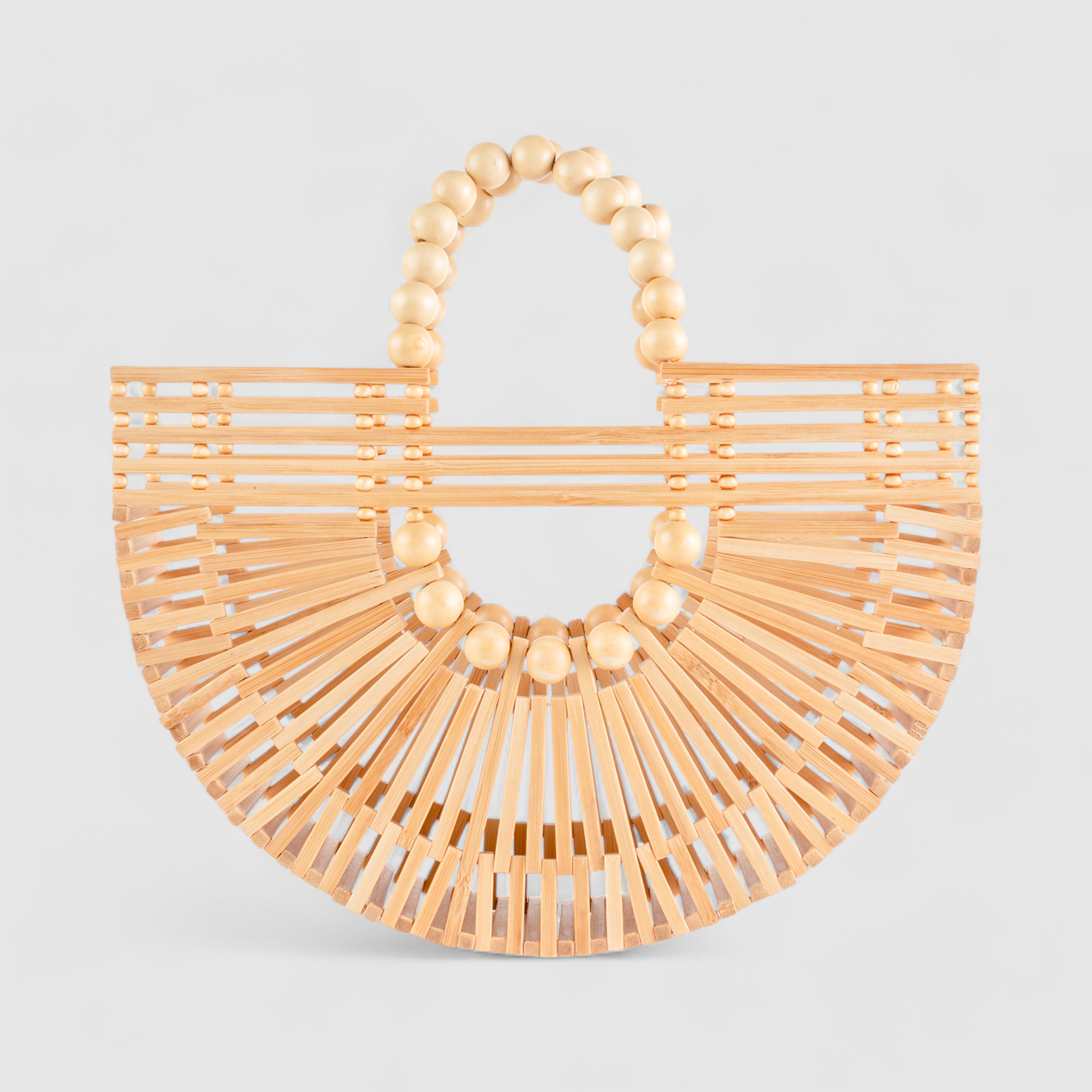 chokore Bamboo Tote - Handcrafted Basket Bag for Women bamboo natural.