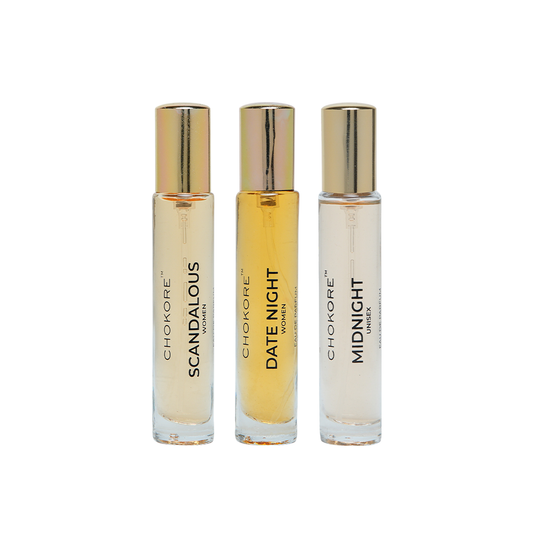 Scandalous Â· Date Night Â· Midnight | 3 x 15ml Perfume Combo For Women | (Evening / Night)