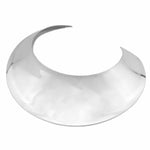 Chokore  Chokore Collar Wide Solid Choker (Silver)