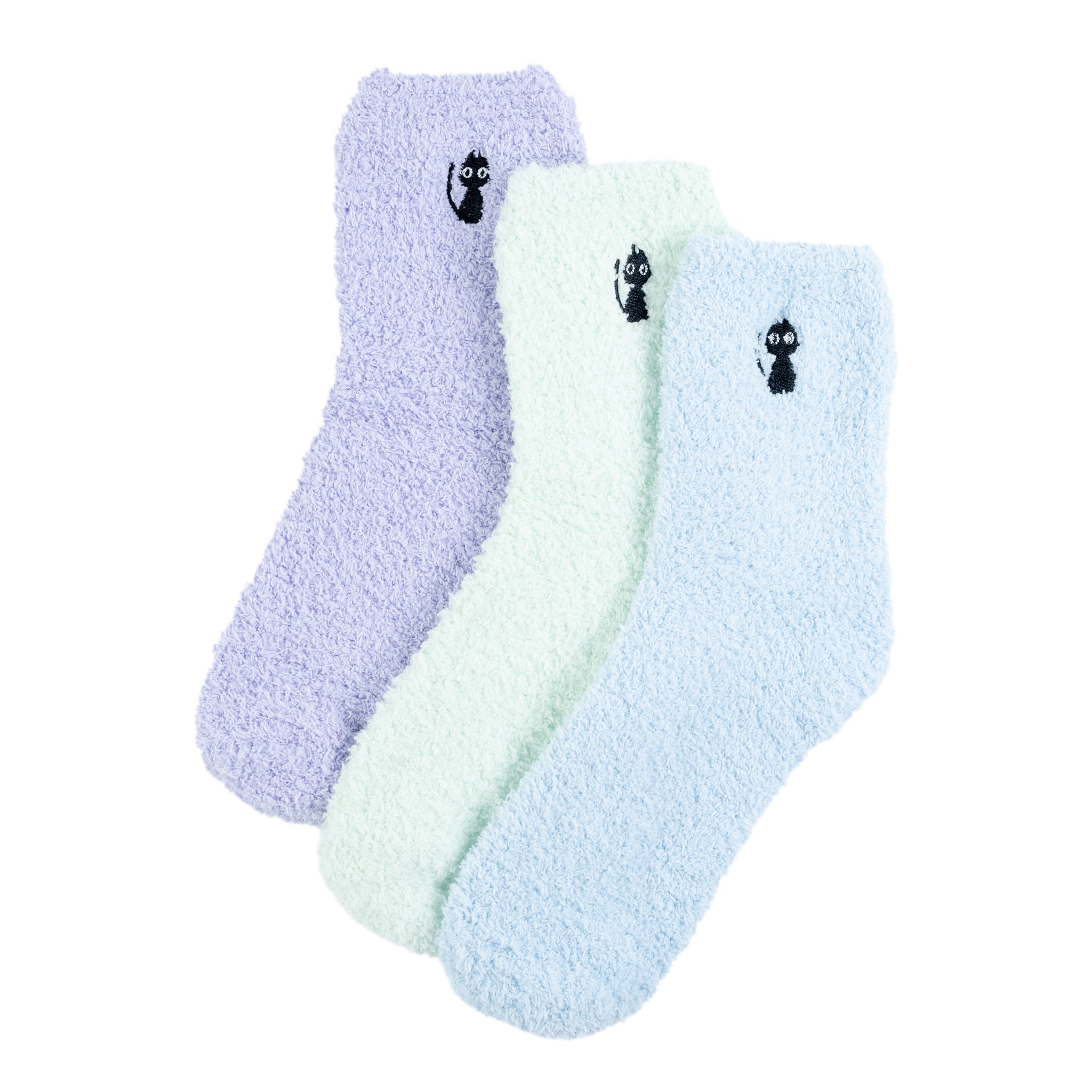 Chokore Fuzzy Fleece Socks (Set of 3)