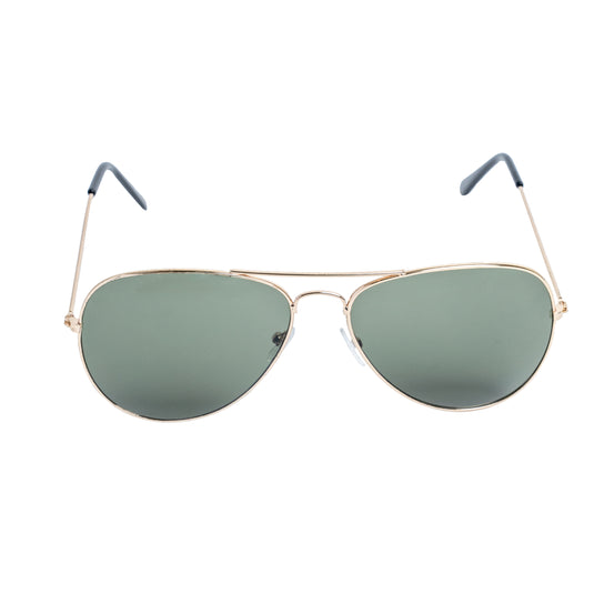 Chokore Metal Frame Night Vision Sunglasses (Green & Gold)