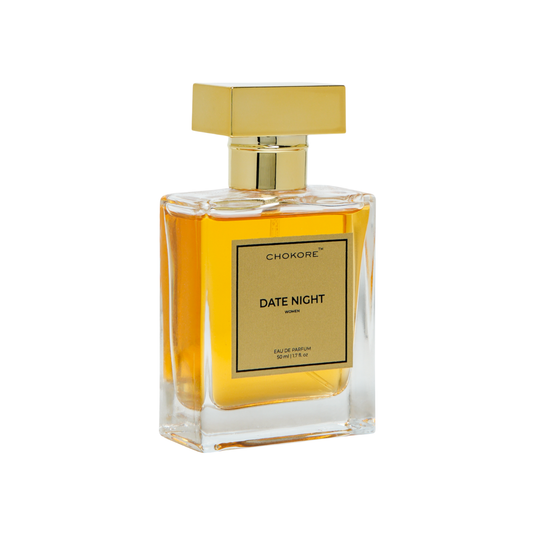 Date Night perfume bottle for women, long-lasting evening fragrance
