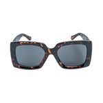 Chokore Chokore Vintage Square Lens Thick Sunglasses with UV 400 Protection (Brown & Black) 