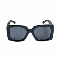 Chokore Chokore Vintage Square Lens Thick Sunglasses with UV 400 Protection (Black)