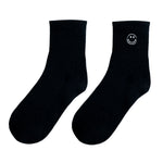 Chokore  Chokore Embroidered Smiley Socks (Black)