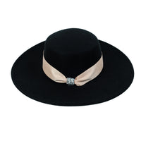 Chokore Chokore Wide Brim Boater Hat (Black)