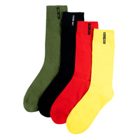 Chokore Chokore Stylish Cotton Socks (Set of 4, Multicolor)