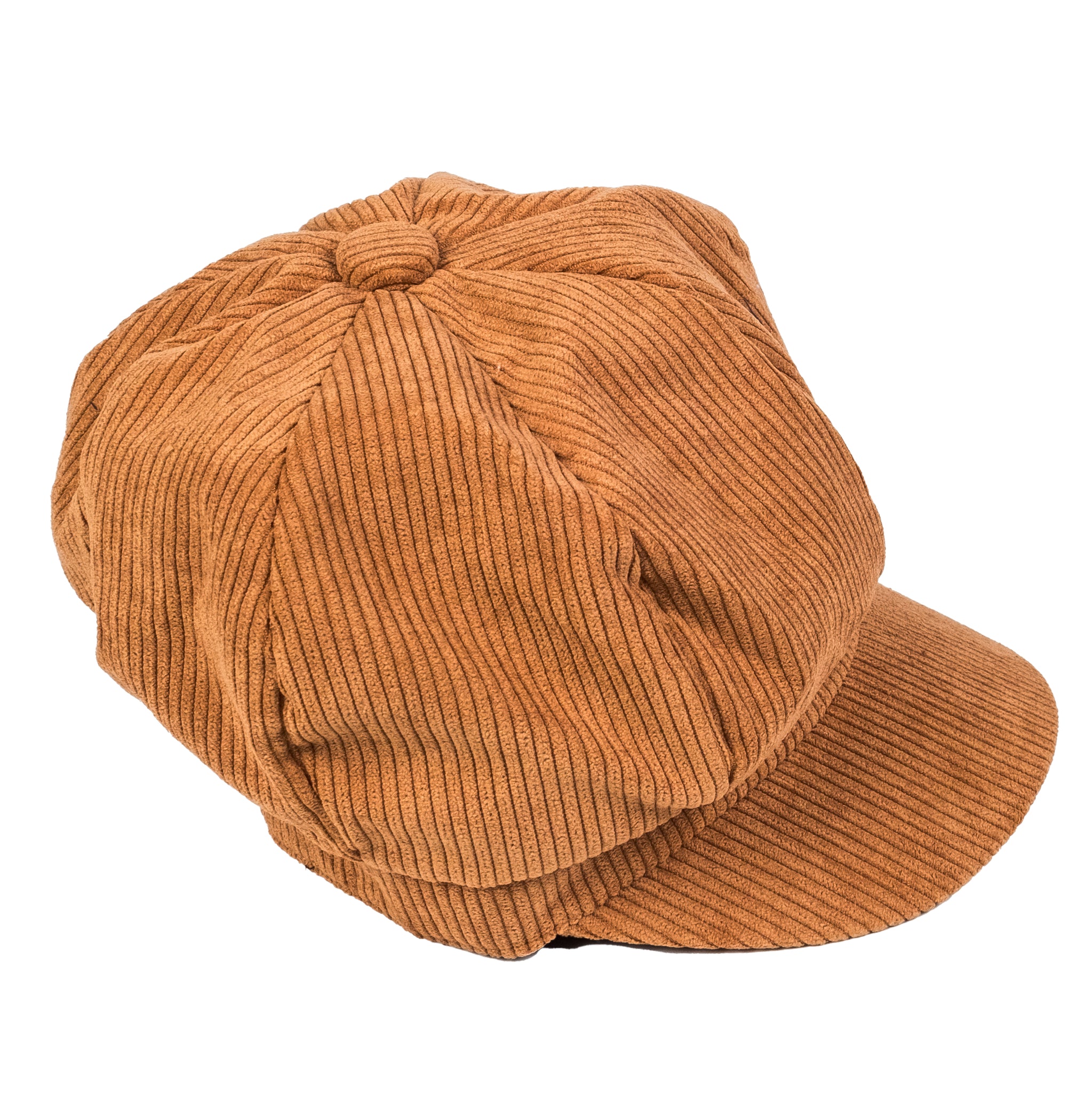 Chokore Corduroy Beret Cap (Brown)