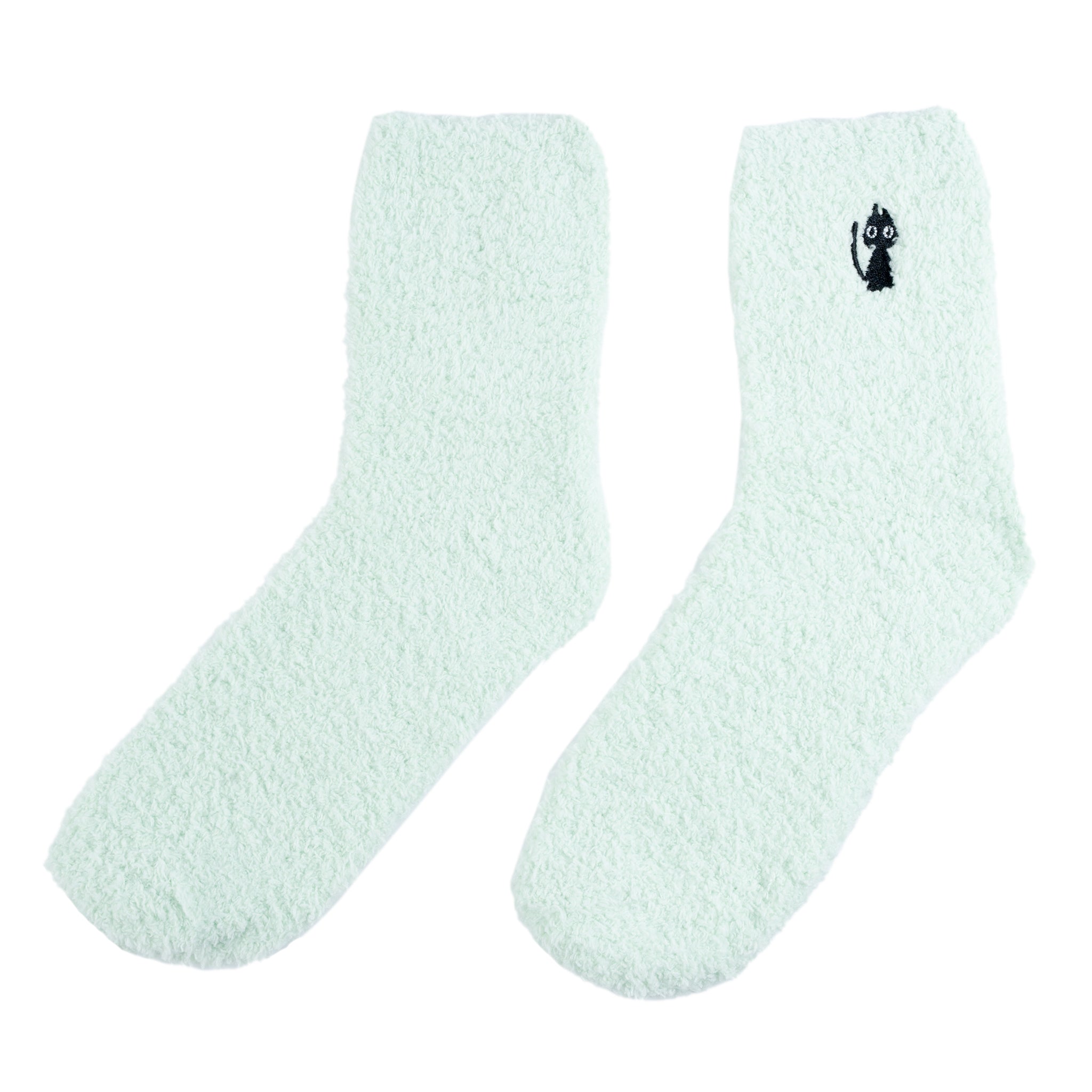 Chokore Fuzzy Fleece Socks (Light Green)
