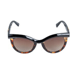 Chokore Chokore Vintage Cat-Eye Sunglasses with UV400 Protection (Black & Brown) 