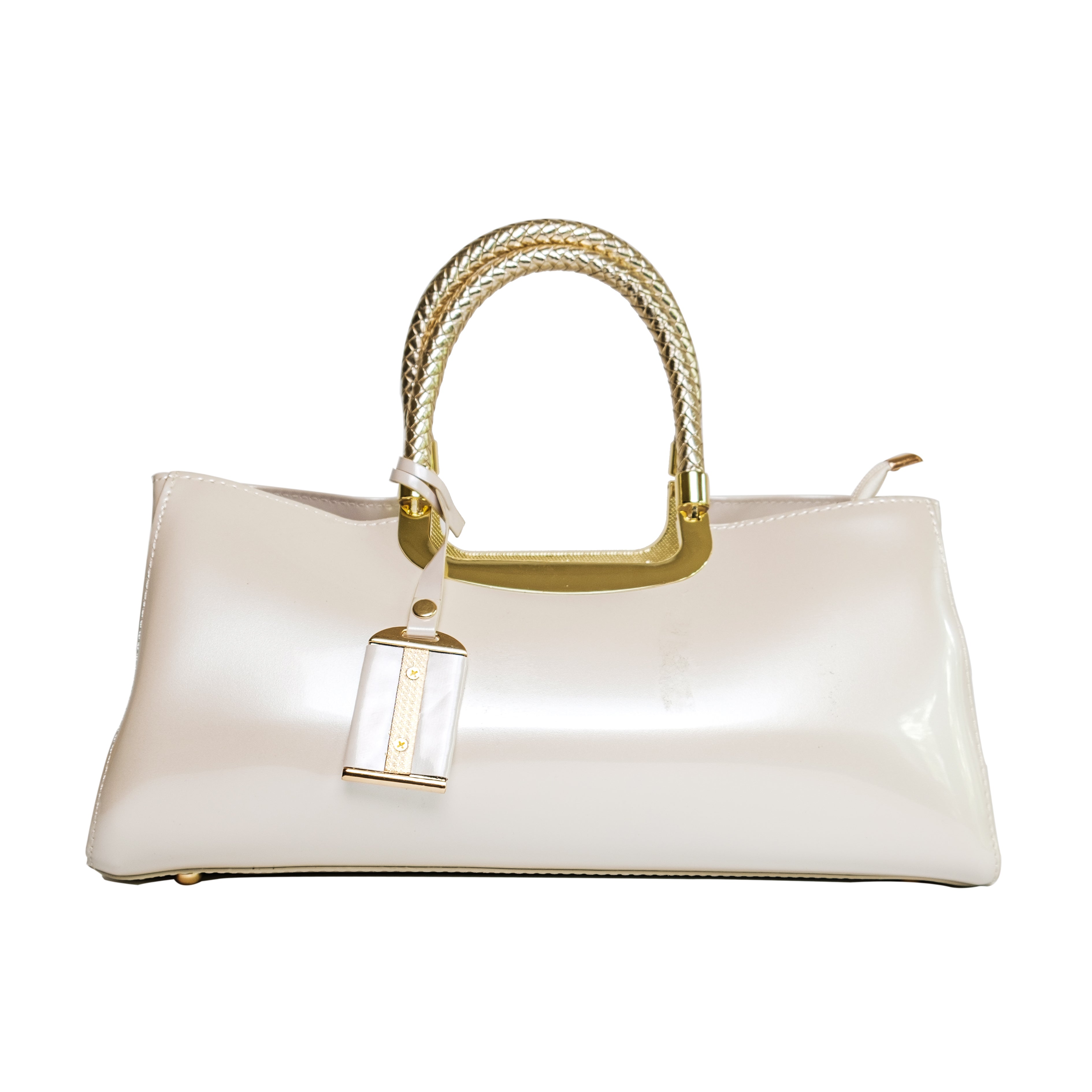 chokore Chokore Luxe Glossy Handbag (White)