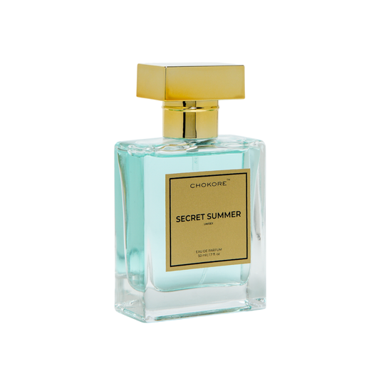 Secret Summer unisex perfume bottle, fresh aquatic scent, 100ml