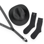 Chokore Chokore Black color 3-in-1 Gift set Chokore Special 3-in-1 Gift Set (Hat, Suspenders, & Socks)