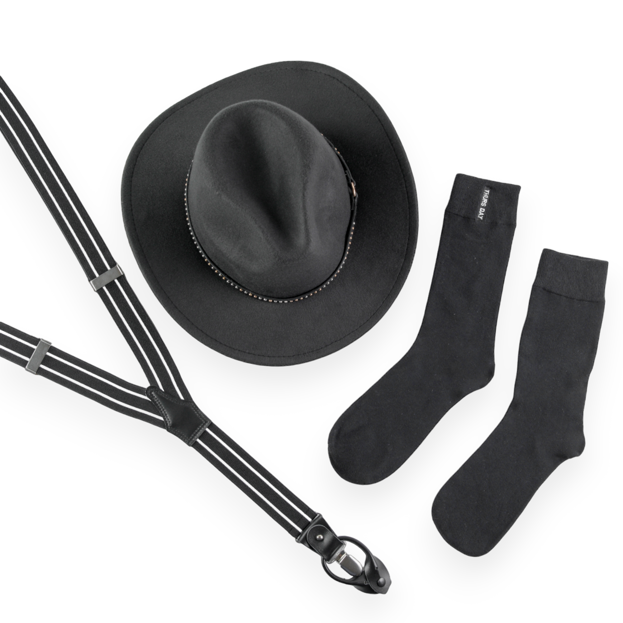 Chokore Special 3-in-1 Gift Set (Hat, Suspenders, & Socks)