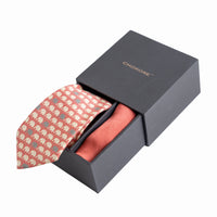 Chokore Chokore Special 2-in-1 Coral Gift Set (Pocket Square & Tie)