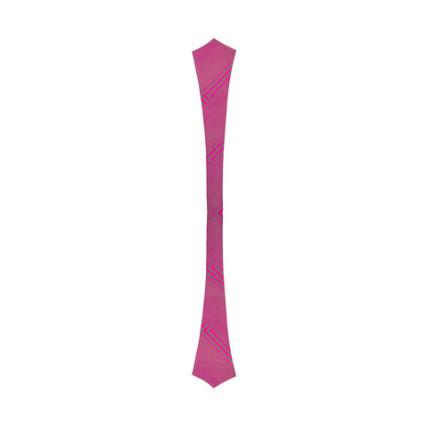 Chokore Striped Silk Cravat (Magenta) - Chokore Striped Silk Cravat (Magenta)
