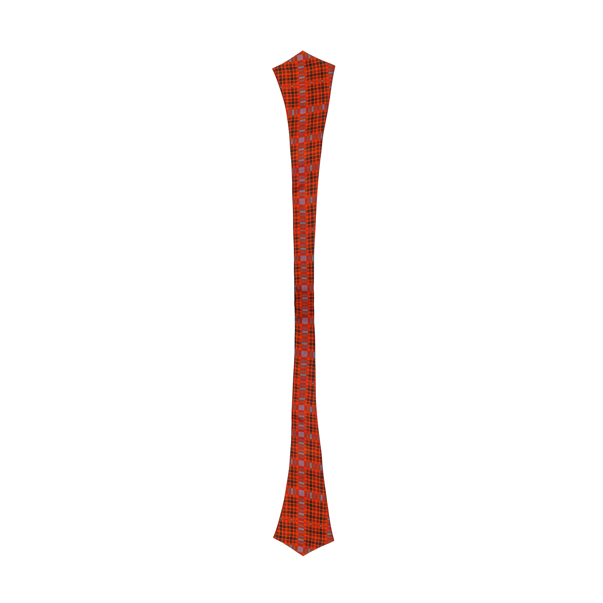Chokore Red & Black Checkered Silk Cravat