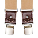 Chokore Chokore Y-shaped Elastic Suspenders for Men (Beige) 