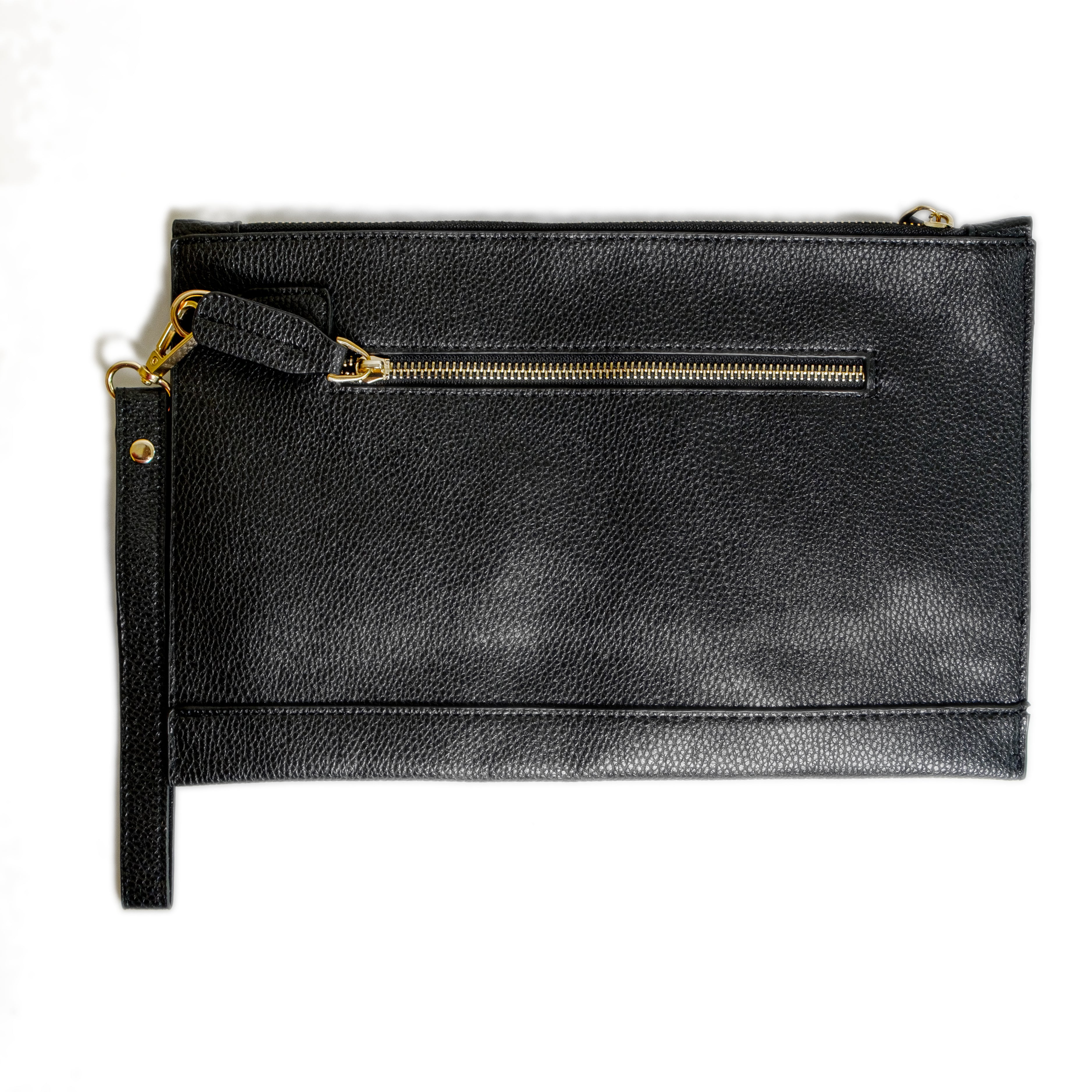 chokore Chokore Vegan Leather Envelope Clutch (Black)