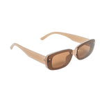 Chokore Chokore Rectangular Sunglasses with UV 400 Protection (Light Brown) 
