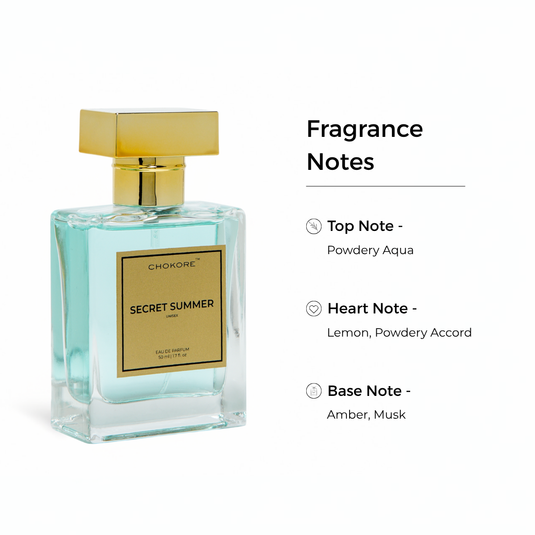 Secret Summer | Unisex Perfume | (Morning/All-Day) | 100 ML | 50 ML | 20 ML | 15 ML