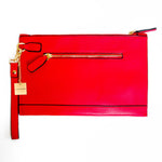 Chokore Chokore Vegan Leather Envelope Clutch (Red) 