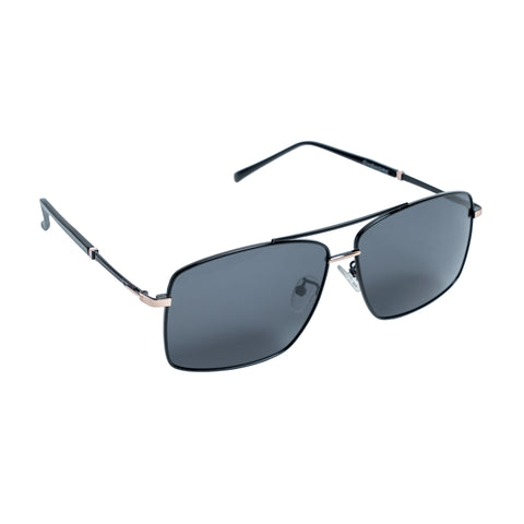 Chokore Sleek Rectangular Sunglasses with UV Protection (Black) - Chokore Sleek Rectangular Sunglasses with UV Protection (Black)