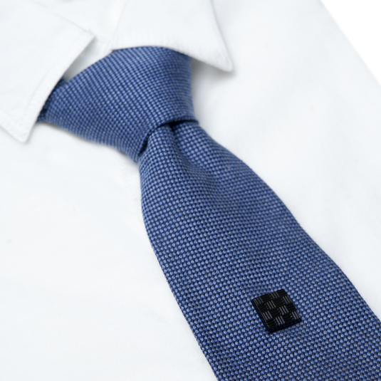 Matte Black Square Brass Tie Tack â€“ Modern Minimalist Look