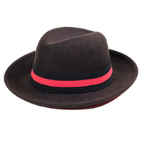 Chokore Chokore Double-tone Fedora Hat (Black)