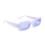 Chokore Chokore Rectangle Retro Sunglasses with UV Protection (Mauve) 