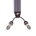 Chokore Chokore Stretchy Y-shaped Suspenders with 6-clips (Gray & Black) 