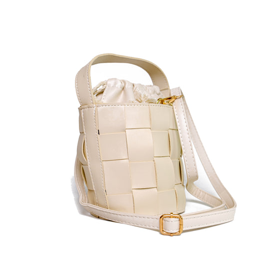 Chokore Textured Potli Handbag (Beige)