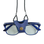 Chokore Chokore Leather Braided Eyeglass Cord/String (Blue) 