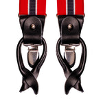 Chokore Chokore Y-shaped Convertible Suspenders (Navy Blue & Red) 