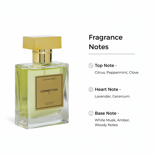 Connection | Perfume For Men | (Morning/All-Day) | 50 ML | 20 ML | 15 ML