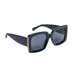 Chokore Chokore Vintage Square Lens Thick Sunglasses with UV 400 Protection (Black) 