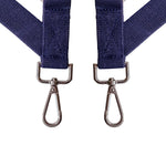 Chokore Chokore X-shaped Snap Hook Suspenders (Navy Blue) 