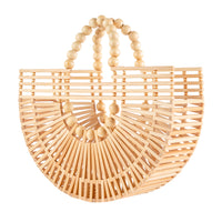 Chokore Bamboo Tote - Handcrafted Basket Bag for Women bamboo natural